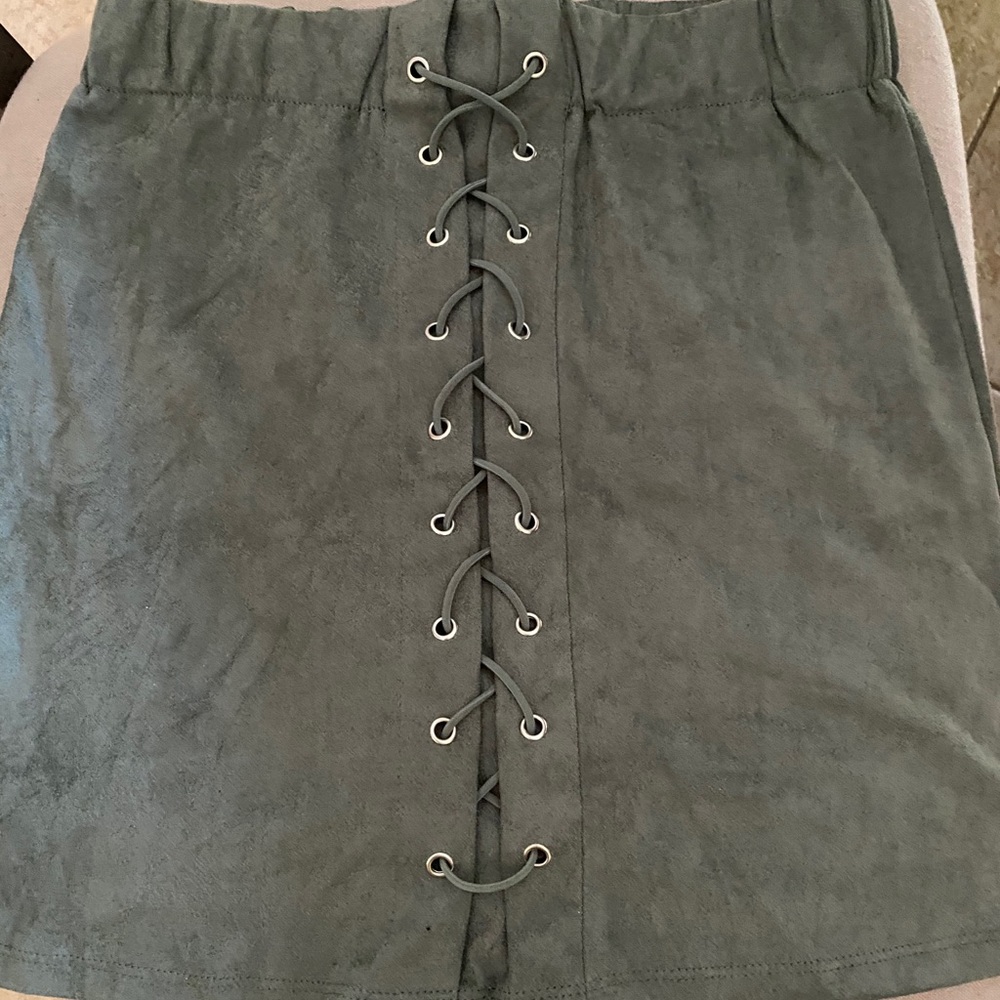 Suzette collection suede mini skirts